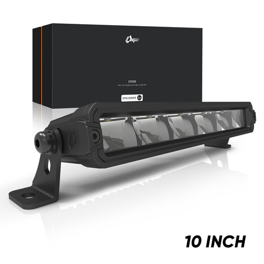 GT Series 10 Inch Dual Color Single Row Driving Light Bar