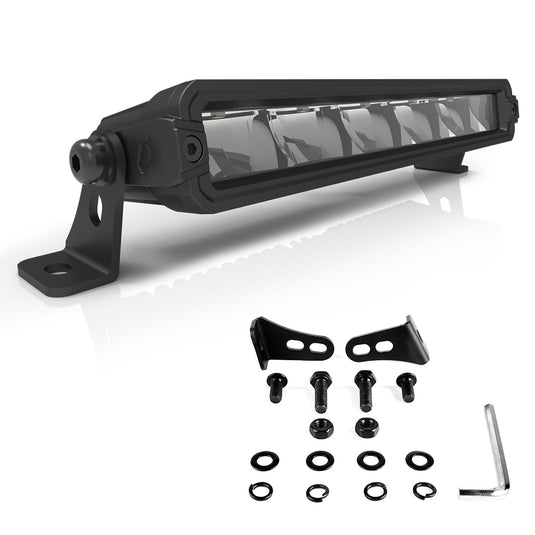 10 Inch Led Driving Light 10 inch dual color linkable single row LED light bar driving beam ...