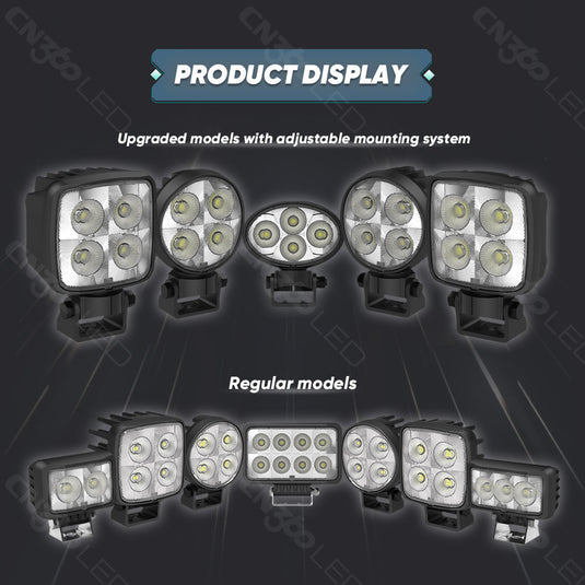 8233LM High Brightness 75W Rectangle Work Light