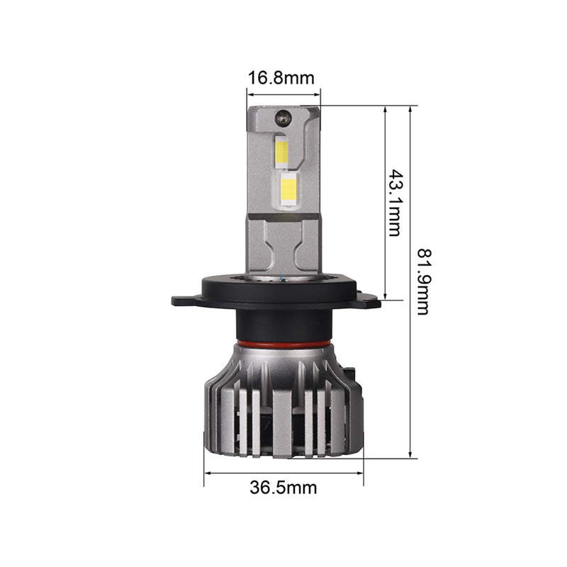 Load image into Gallery viewer, FX5 Series H4 55W 4500LM LED Headlight Bulb
