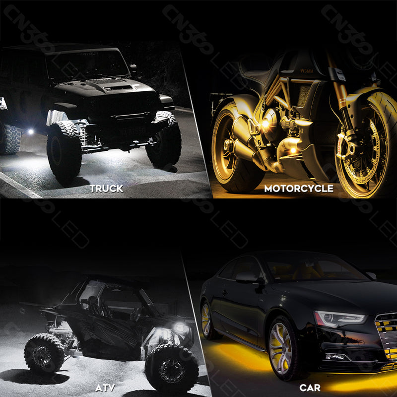 Cargue la imagen en el visor de la galería, EL13 Dual Color LED Rock Light Kit
