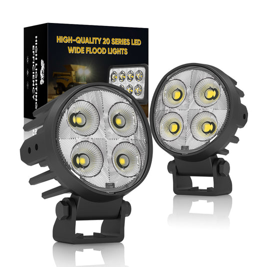 20 Series 40W and 24W LED Work Lights for Outdoor Applications