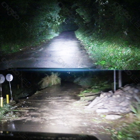 56 Series 120W 20 Inch Projector Single Row Light Bars