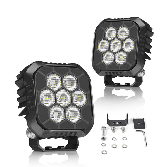 3.8-Inch Honeycomb Design LED Flood Pod Light