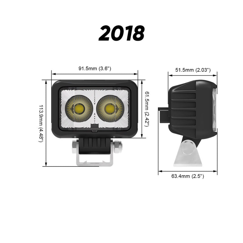 Load image into Gallery viewer, 20 Series 40W 3.6 Inch Rectangle Flood LED Work Light
