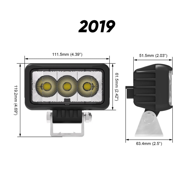 Load image into Gallery viewer, 20 Series 60W 4.39 Inch Rectangle Flood LED Work Light
