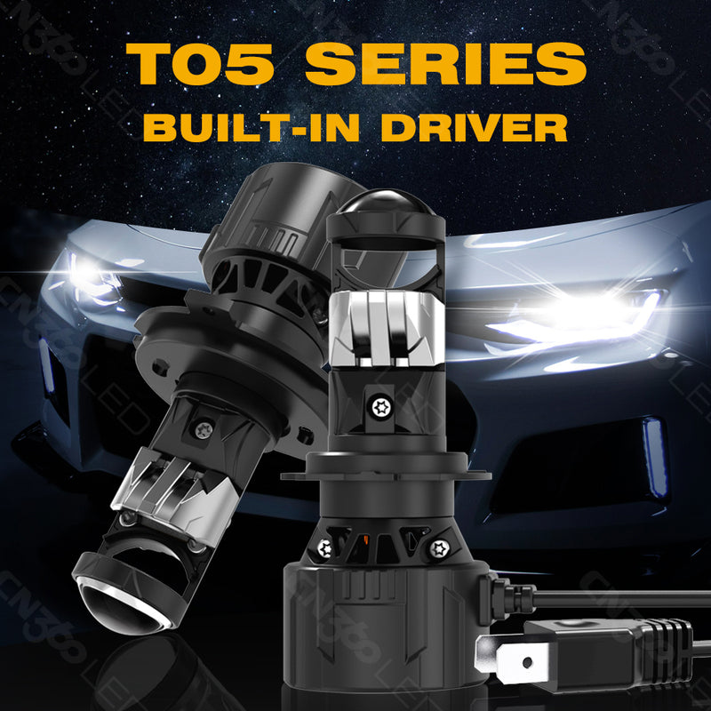 Load image into Gallery viewer, T05 Series Built In Driver LED Headlight Bulbs
