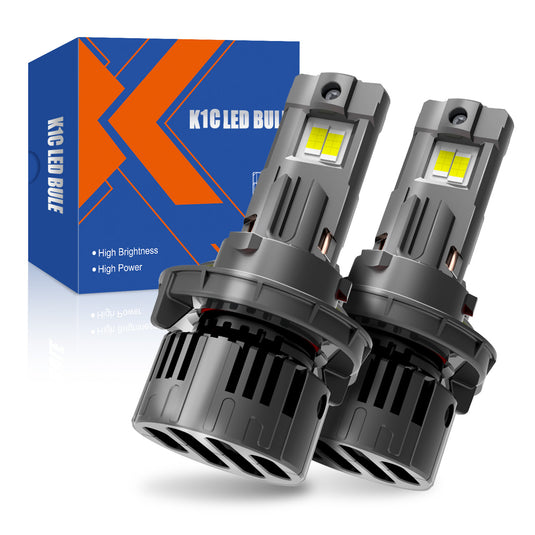 Universal Fit K1C Series H4 and H13 LED Headlight Bulbs
