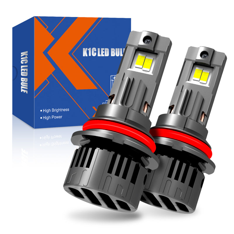Cargue la imagen en el visor de la galería, Precise Cutoff Beam K1C Series 9004 LED Headlight Bulb
