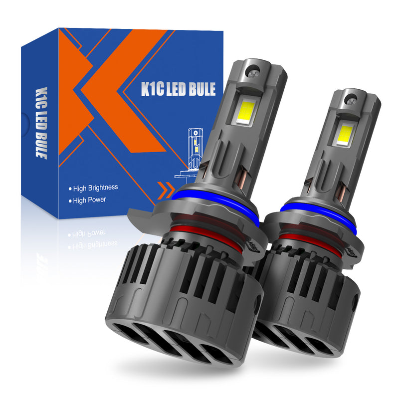 Cargue la imagen en el visor de la galería, Universal Fit Copper Heat Pipes K1C Series 9012 LED Headlight Bulb
