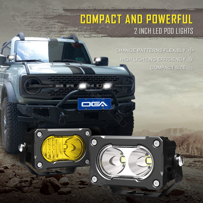 Загрузить изображение в просмотрщик галереи, 3045 Series Compact 20W LED Flood Beam Pod Light
