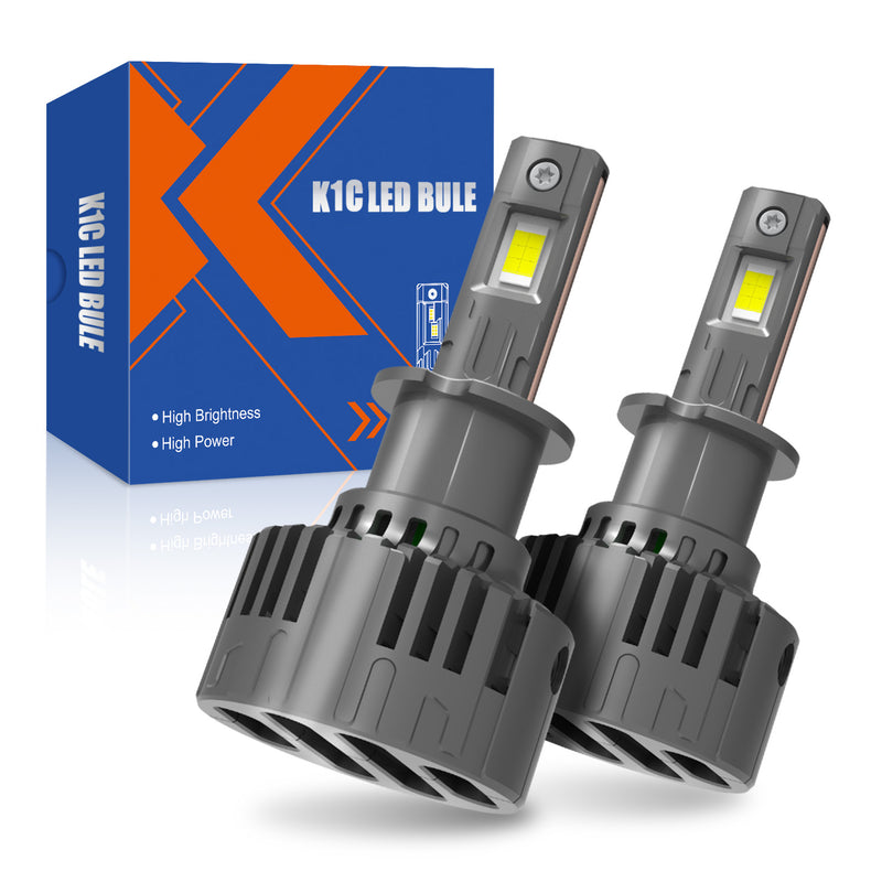 Load image into Gallery viewer, External Intelligent Driver K1C Series H3 LED Headlight Bulbs
