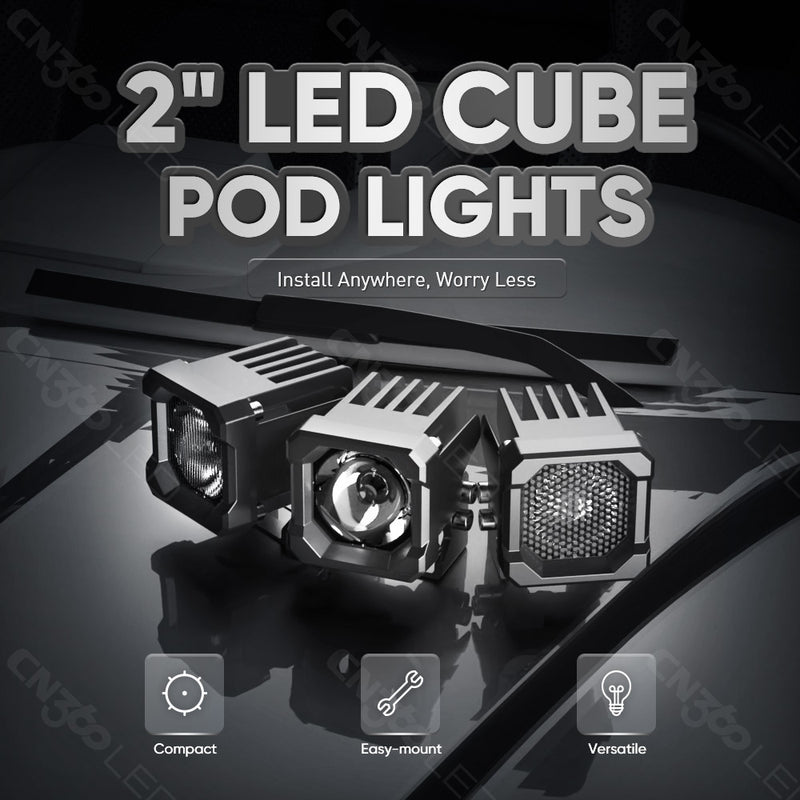 Load image into Gallery viewer, 3050 Series 25W LED Tractor Driving Cube Lights
