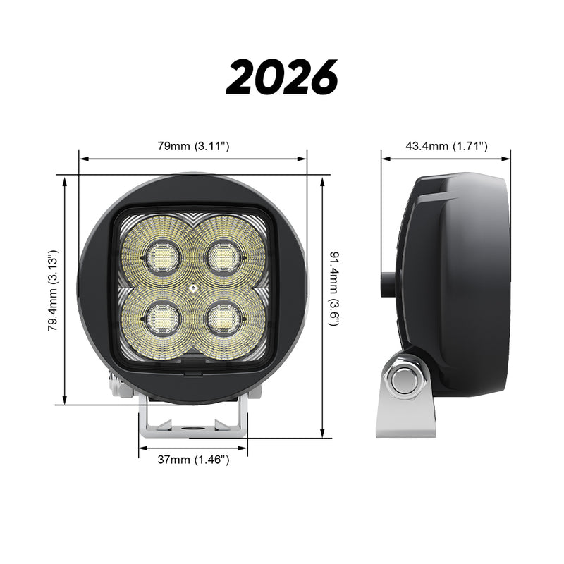 Загрузить изображение в просмотрщик галереи, Светодиодный рабочий прожектор 20 Series 2026 20 Вт с широким лучом
