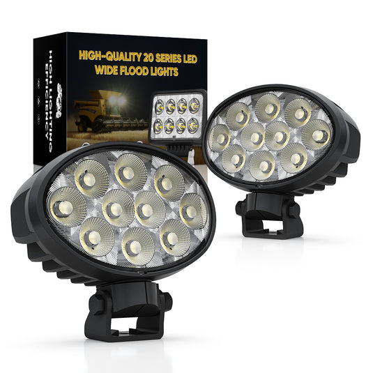 20 Series 2027 Oval LED  Flood Work Light