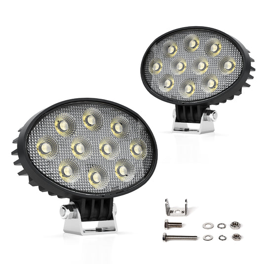 5.59 Inch 50W Oval LED Work Light with Flood Beam Wholesale