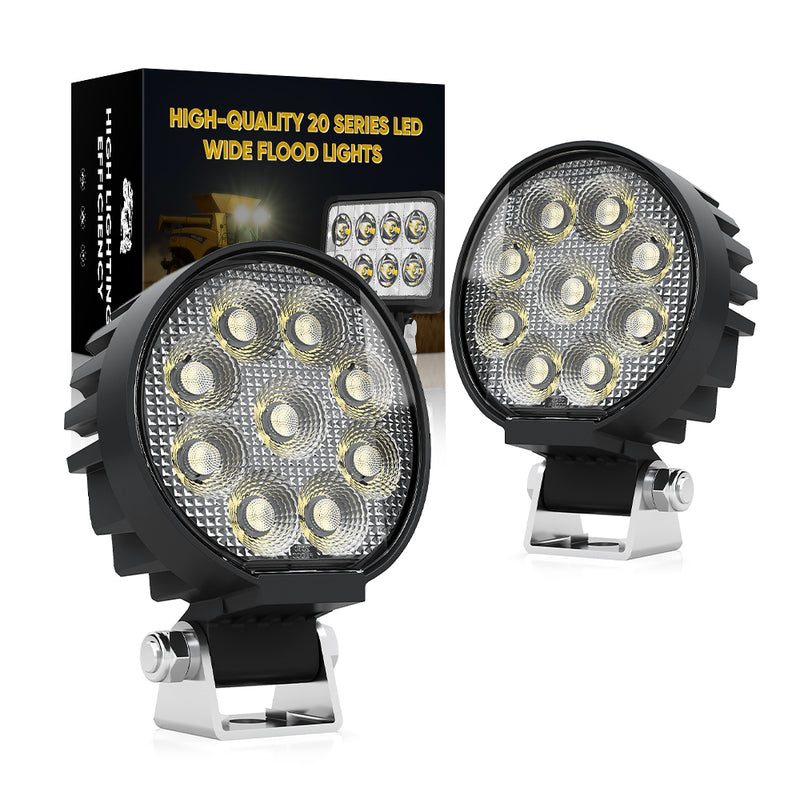 Загрузить изображение в просмотрщик галереи, 20 Series 2030 Integrated Design Round LED  Flood Work Light
