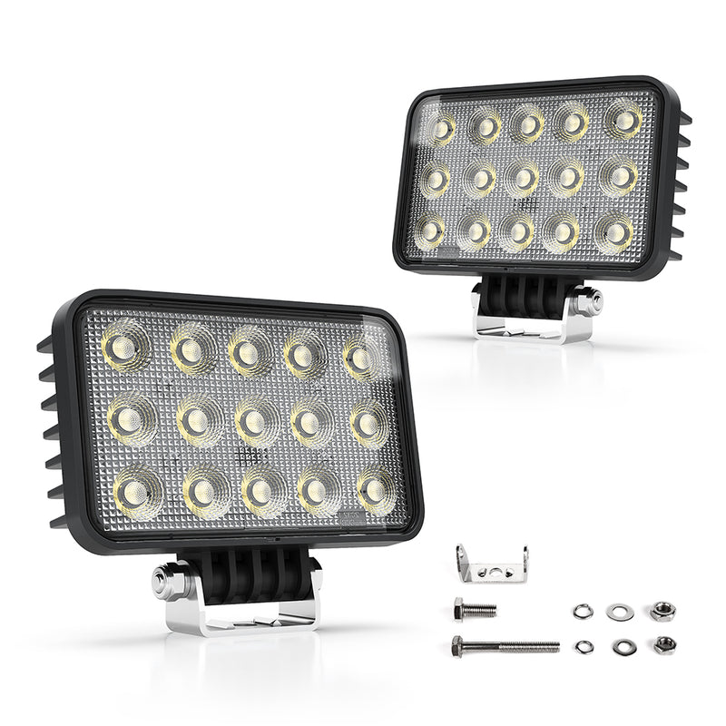 Cargue la imagen en el visor de la galería, 8233LM High Brightness 75W Rectangle Work Light
