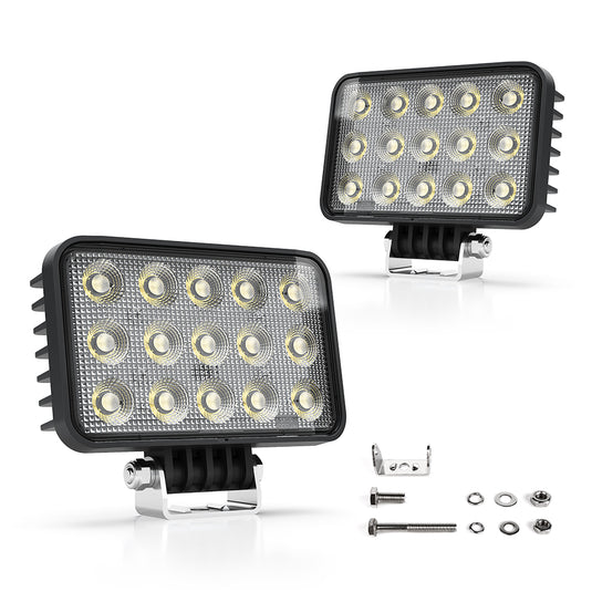 8233LM High Brightness 75W Rectangle Work Light