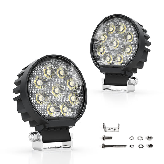 IP67 Waterproof Flood Beam Pattern Round LED Work Light