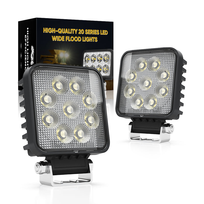 Загрузить изображение в просмотрщик галереи, 20 Series 2035 45W LED Wide Flood Work Light IP67 Waterproof
