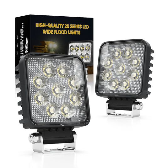 20 Series 2035 45W LED Wide Flood Work Light IP67 Waterproof