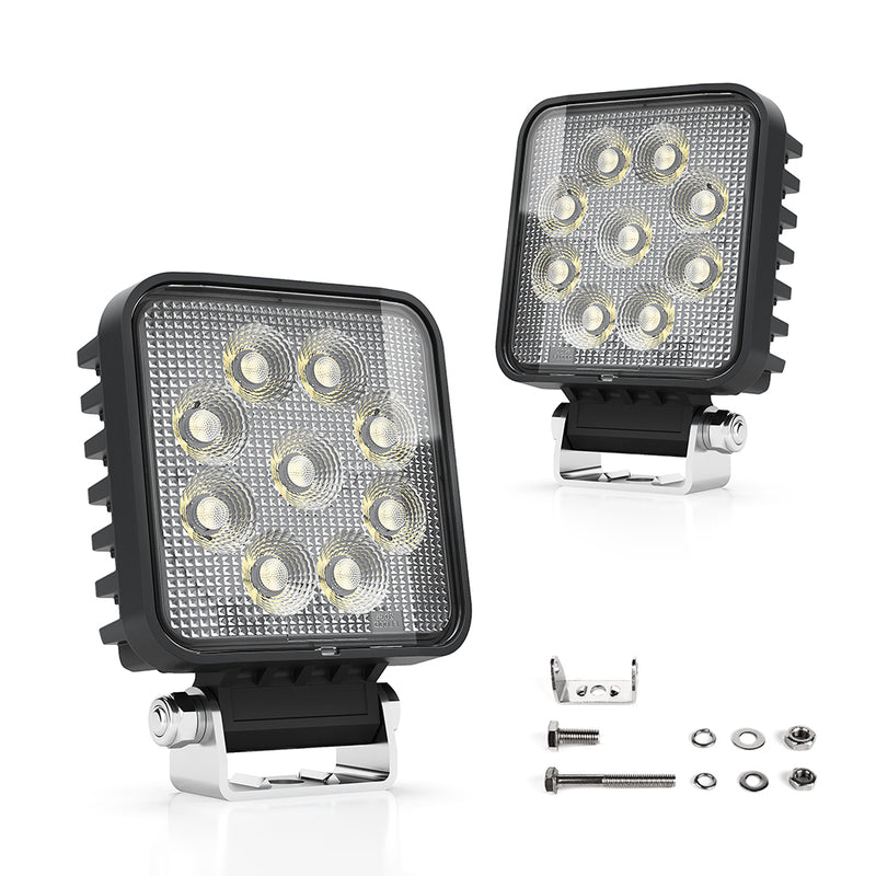 Загрузить изображение в просмотрщик галереи, 20 Series 2035 45W LED Wide Flood Work Light IP67 Waterproof
