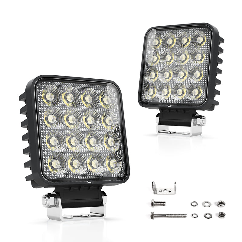 Загрузить изображение в просмотрщик галереи, 20 Series 2036 80W High Output LED Wide Flood Work Light
