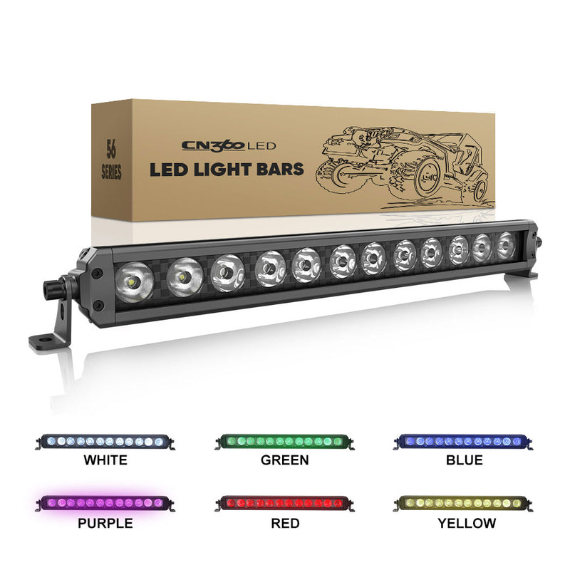 Load image into Gallery viewer, 56 Series 20 Inch Projector Light Bars with 6 Color Backlit
