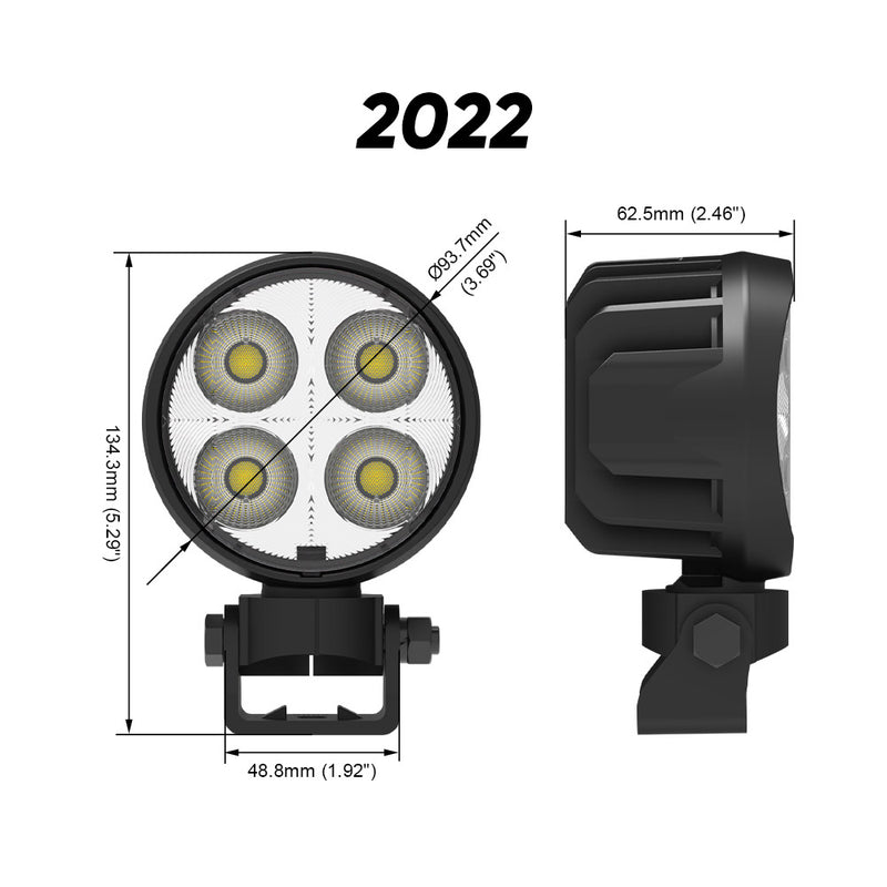 Load image into Gallery viewer, 20 Series Round Flood Lights with Adjustable Mount
