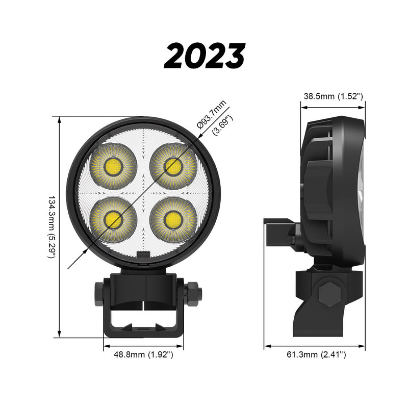 Load image into Gallery viewer, 20 Series Round Flood Lights with Adjustable Mount
