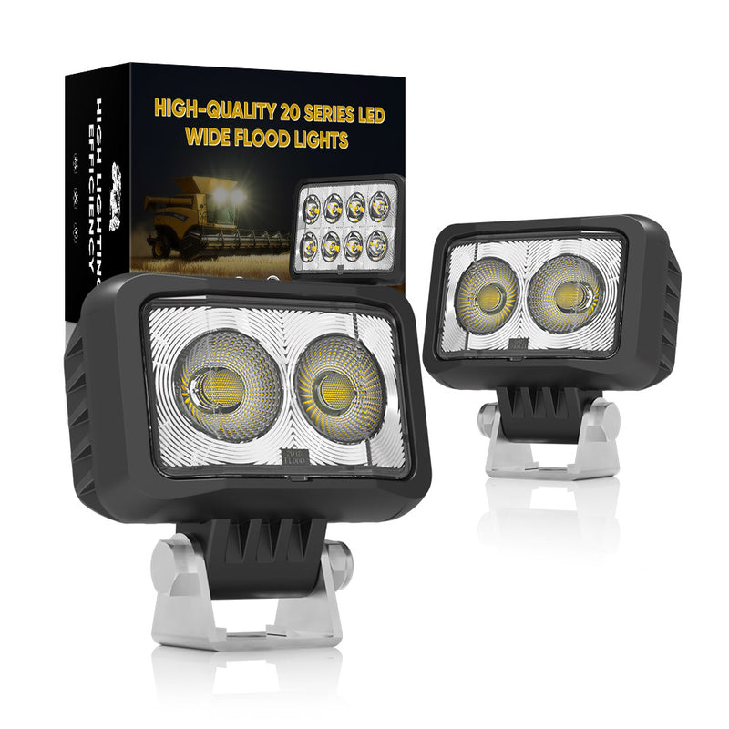 Load image into Gallery viewer, 20 Series 40W 3.6 Inch Rectangle Flood LED Work Light
