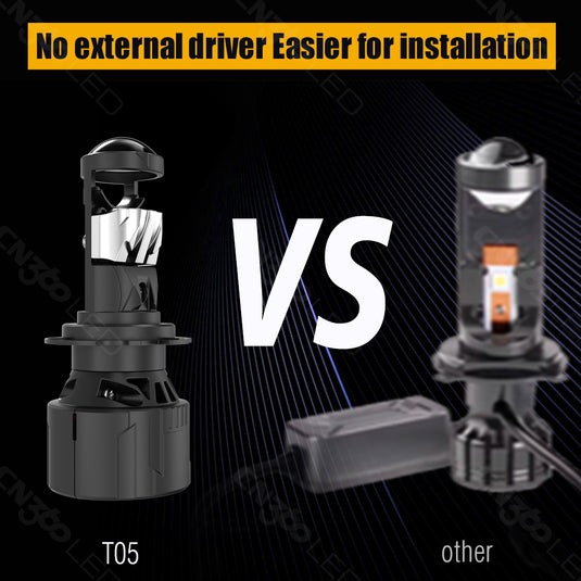 T05 Series Built In Driver LED Headlight Bulbs