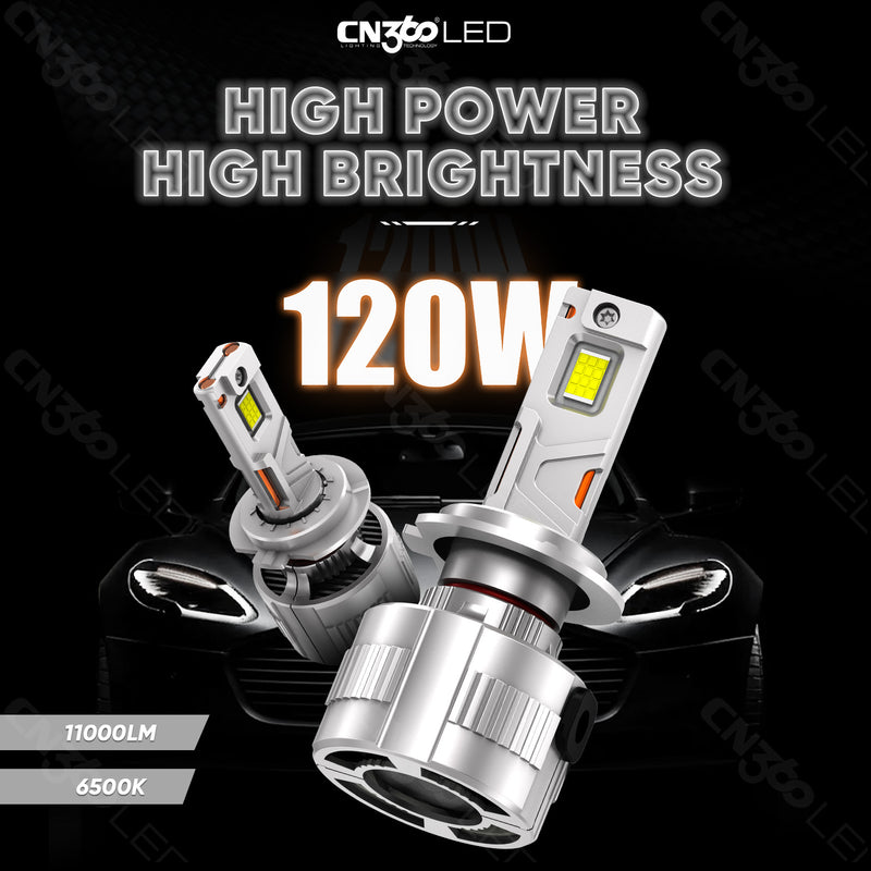 Load image into Gallery viewer, 11000LM 120W High Power K3C Series 9005 LED Headlight Bulb
