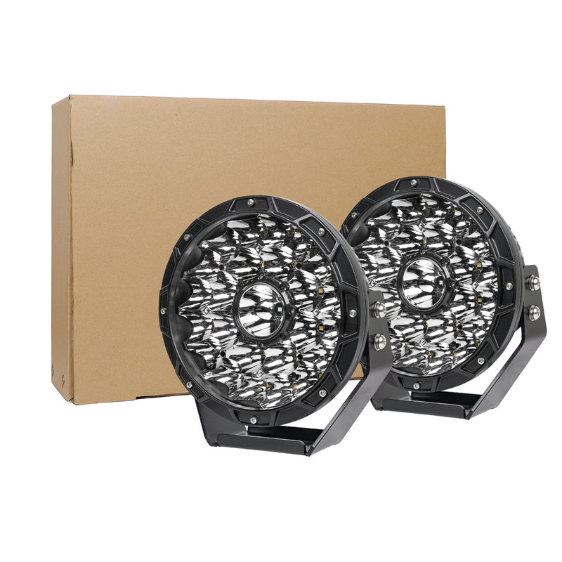 Load image into Gallery viewer, High Power Heavy Duty 9 Inches Round LED Spot Lights
