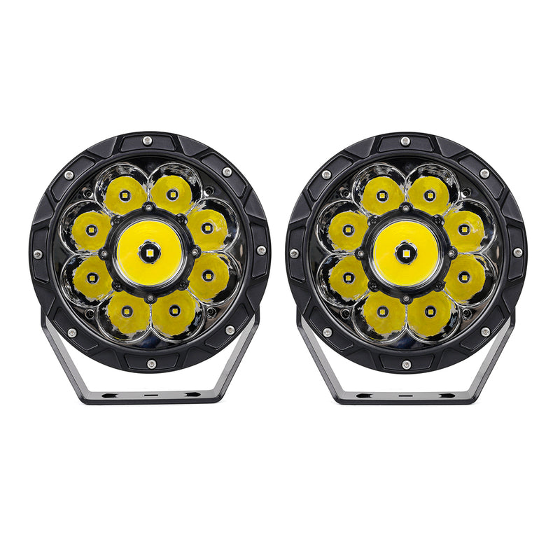Load image into Gallery viewer, 7 Inches Round LED Spot Lights for Construction and Offroading
