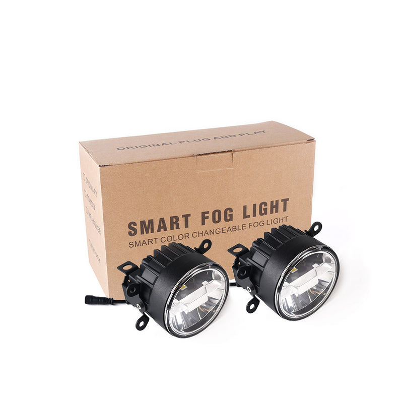 Load image into Gallery viewer, Universal OEM White and Yellow LED Fog Light Assembly Kit
