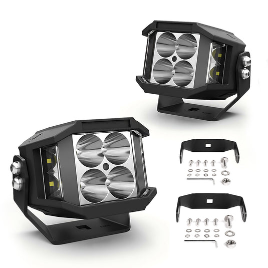 3064 Amber DRL LED Pod Work Lights
