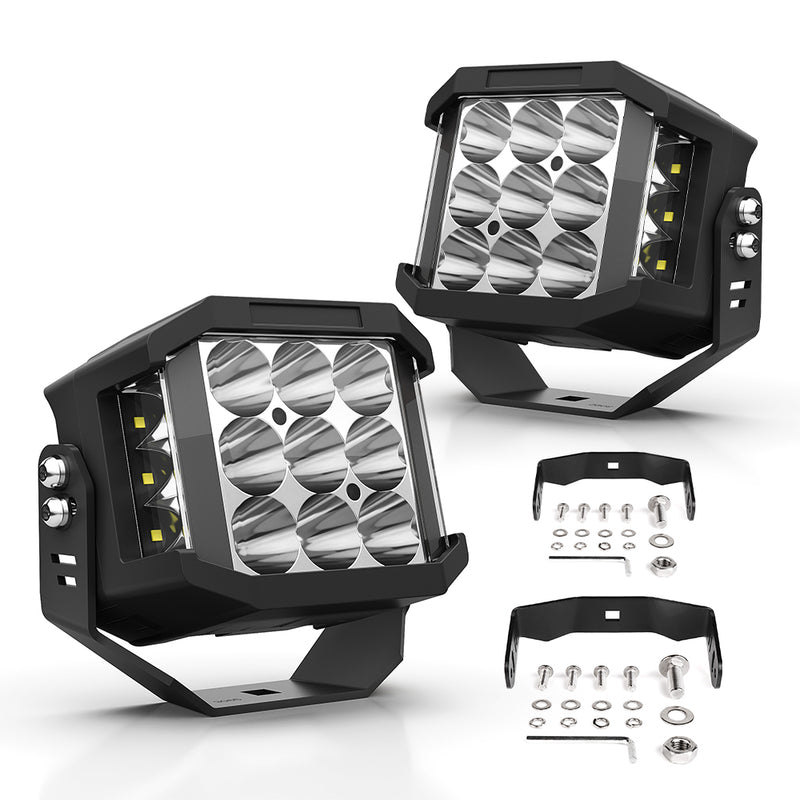 Cargue la imagen en el visor de la galería, 3065 Side-Emitting LED Pod Work Lights
