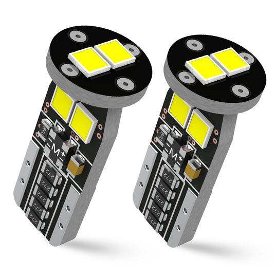 3G6 Series T10 LED White Yellow License Plate Light Bulbs