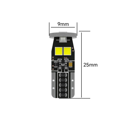 3G6 Series T10 LED White Yellow License Plate Light Bulbs
