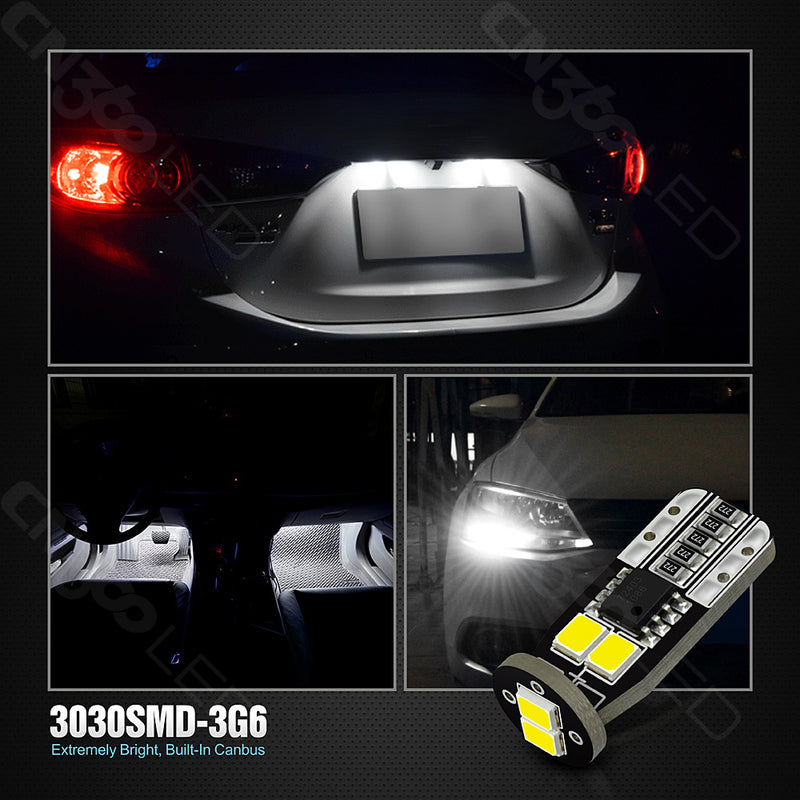 Load image into Gallery viewer, 3G6 Series T10 LED White Yellow License Plate Light Bulbs
