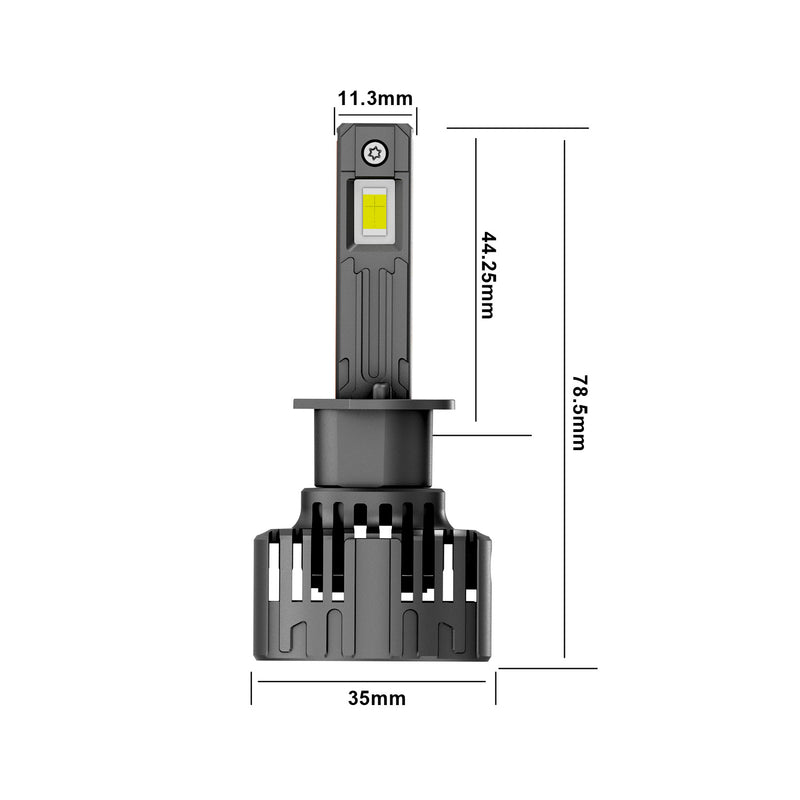 Load image into Gallery viewer, Integrated Die Casting Structure K1C Series H1 LED Headlight Bulbs
