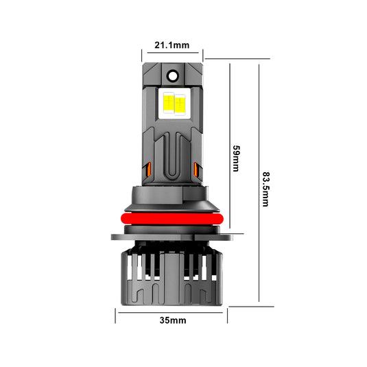 Precise Cutoff Beam K1C Series 9004 LED Headlight Bulb