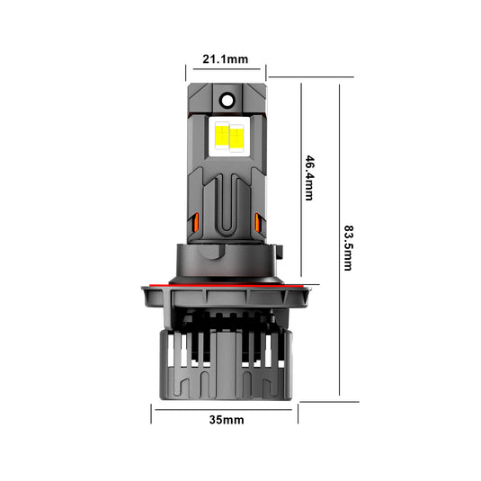 Universal Fit K1C Series H4 and H13 LED Headlight Bulbs