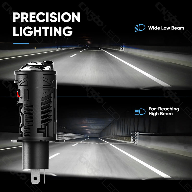 Load image into Gallery viewer, T09 Series H4/H19 LED Headlight Bulbs with Built-In Lens
