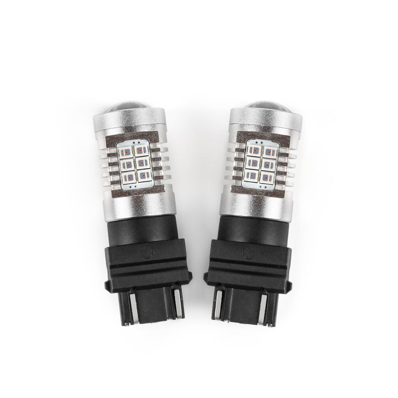 Load image into Gallery viewer, 4G21S Series 3157 Red LED Brake Light Bulbs Wholesale
