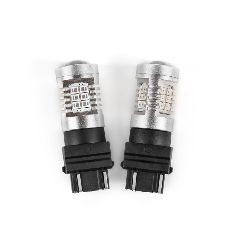 Load image into Gallery viewer, 4G21S Series 3157 Red LED Brake Light Bulbs Wholesale
