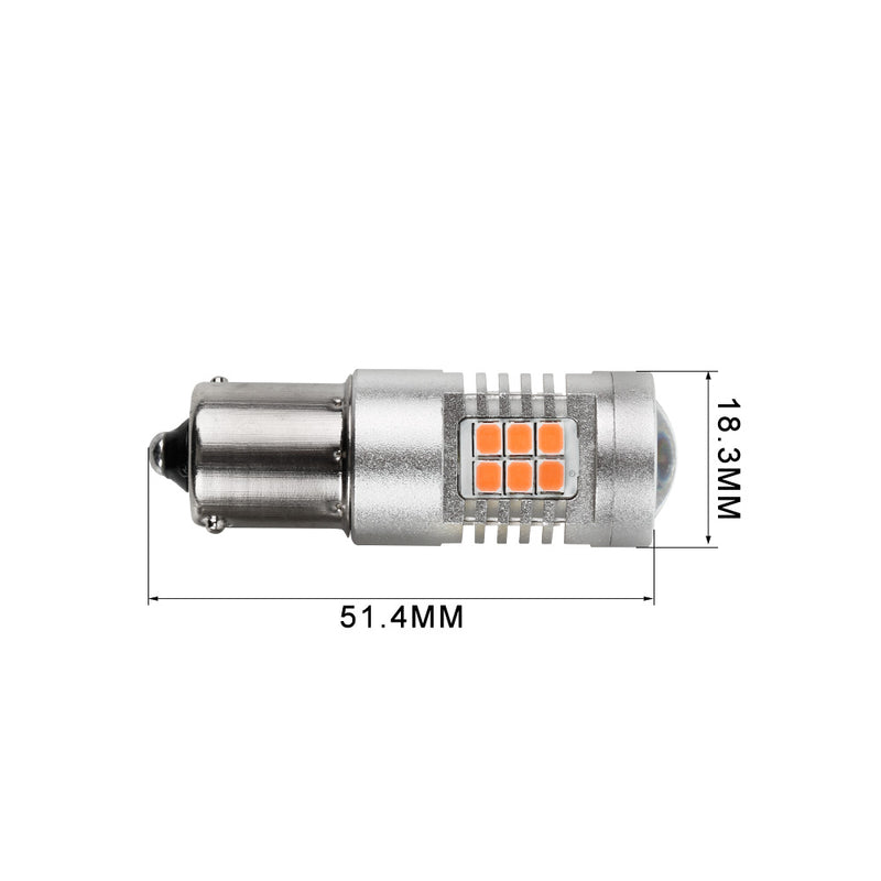Load image into Gallery viewer, 4G21S Series 1156 Yellow LED Turn Signal Lights Wholesale
