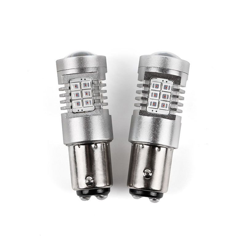 Load image into Gallery viewer, 4G21S Series 1157 Red LED Brake Light Bulbs Wholesale
